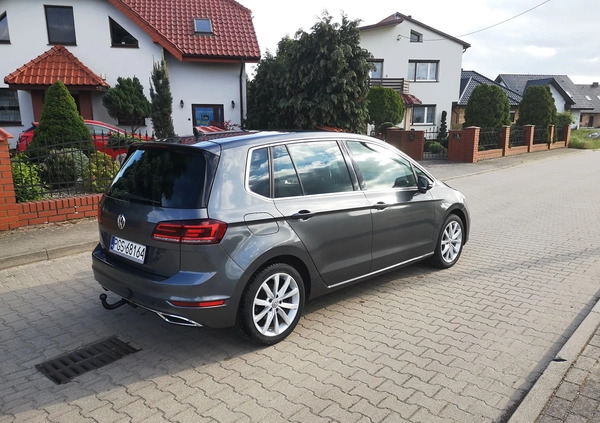 Volkswagen Golf Sportsvan cena 67527 przebieg: 151300, rok produkcji 2019 z Krobia małe 106